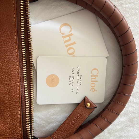 Chloe Marcie medium zip leather satchel - Picture 11 of 12